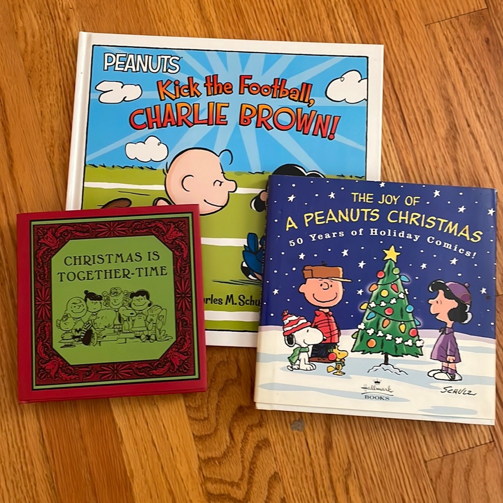 3 Peanuts Books